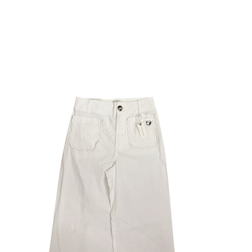NWT Maeve Anthropologie Colette High-Rise Wide-Leg White Jeans Size 26 - Picture 4 of 6